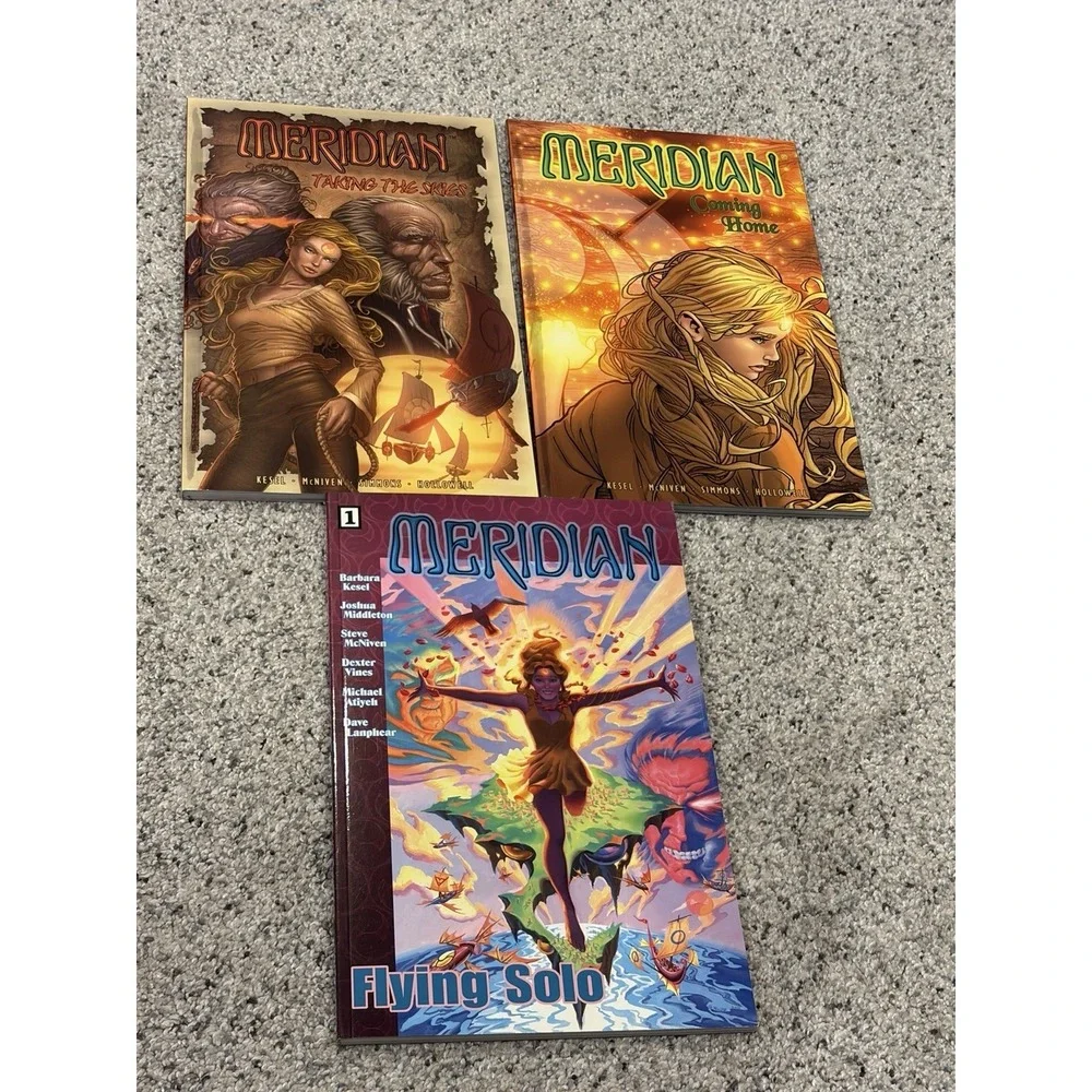 Meridian Comic Lot #1, 3, 4 CrossGen 2001 Action Fantasy Set
